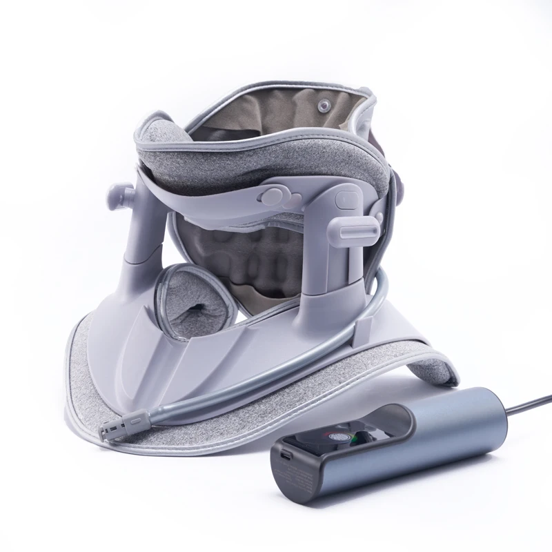 CE ISO Approved China&USA Patent Cervical Air Neck Traction Device Neck Trainer Neck Brace
