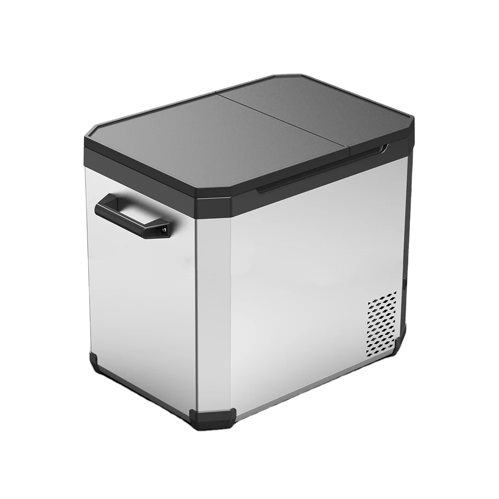 Alpicool AD Series Portable Camping Freezer 12V AC DC Dual Use Cooler Dual Zone Electric Fridge Outdoor Car Refrigerator