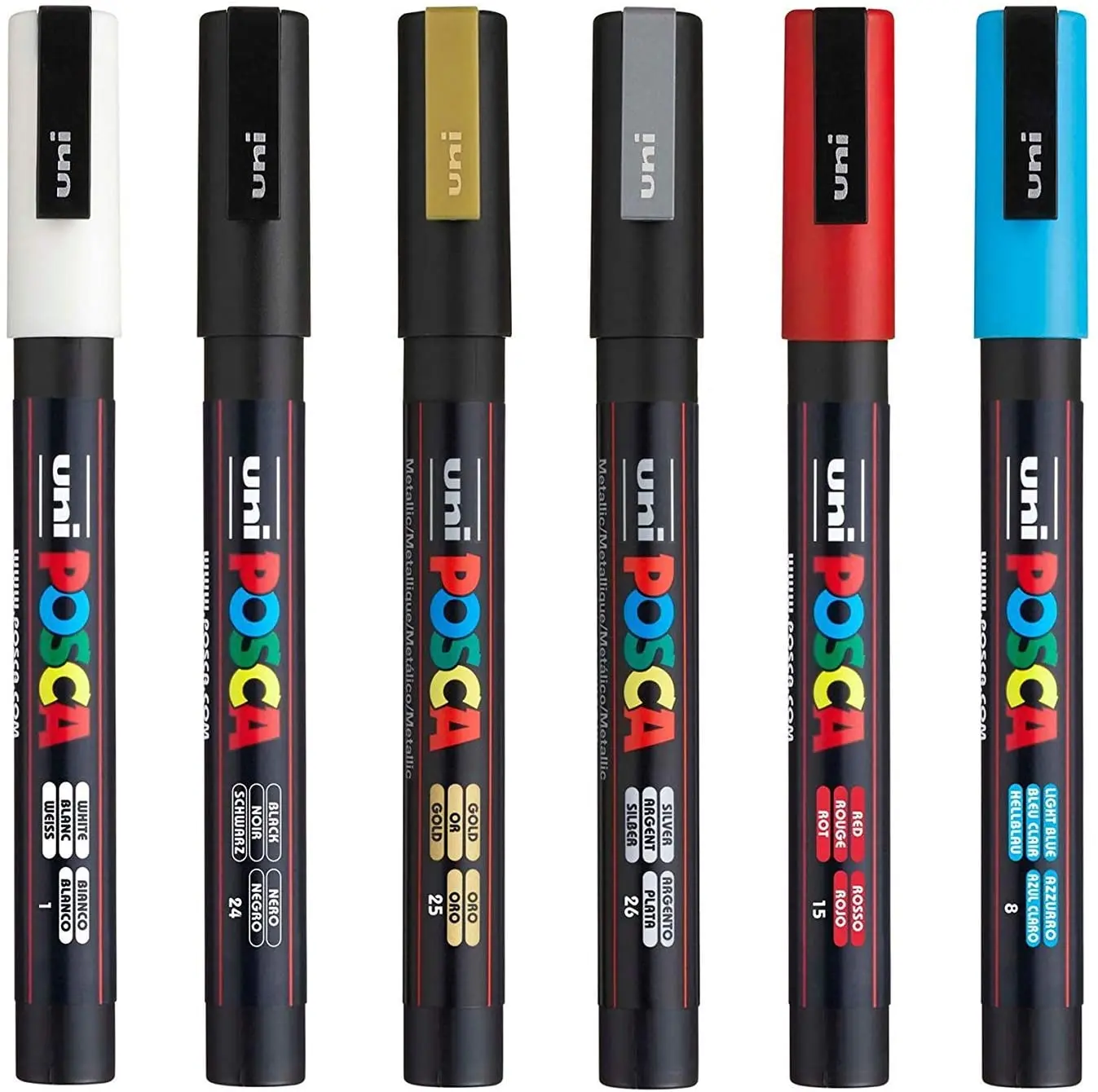 UNI PC-3M POSCA, маркер Uni Posca, фломастер Uni POSCA, непрозрачный Перманентный Маркер