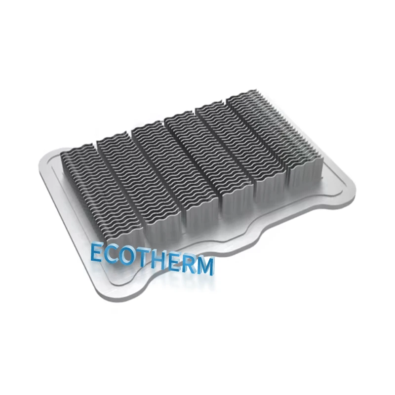 Ecotherm 1000 Вт медная промышленная труба модуль охлаждения радиатор на заказ алюминиевый теплоотвод