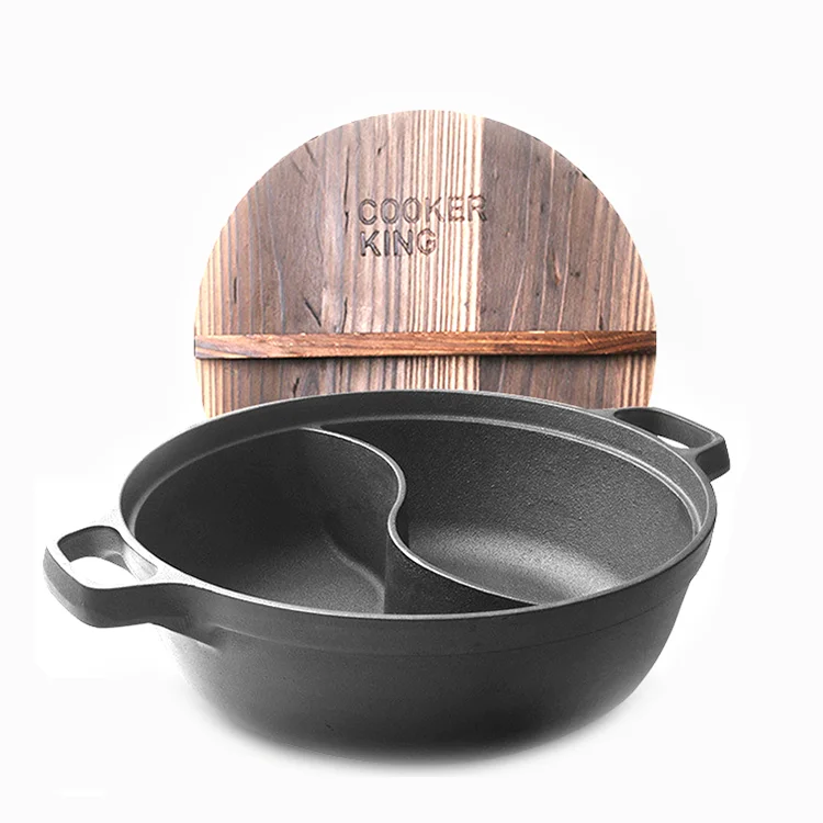 Home cookware Pre-Seasoned cooking pot cast iron