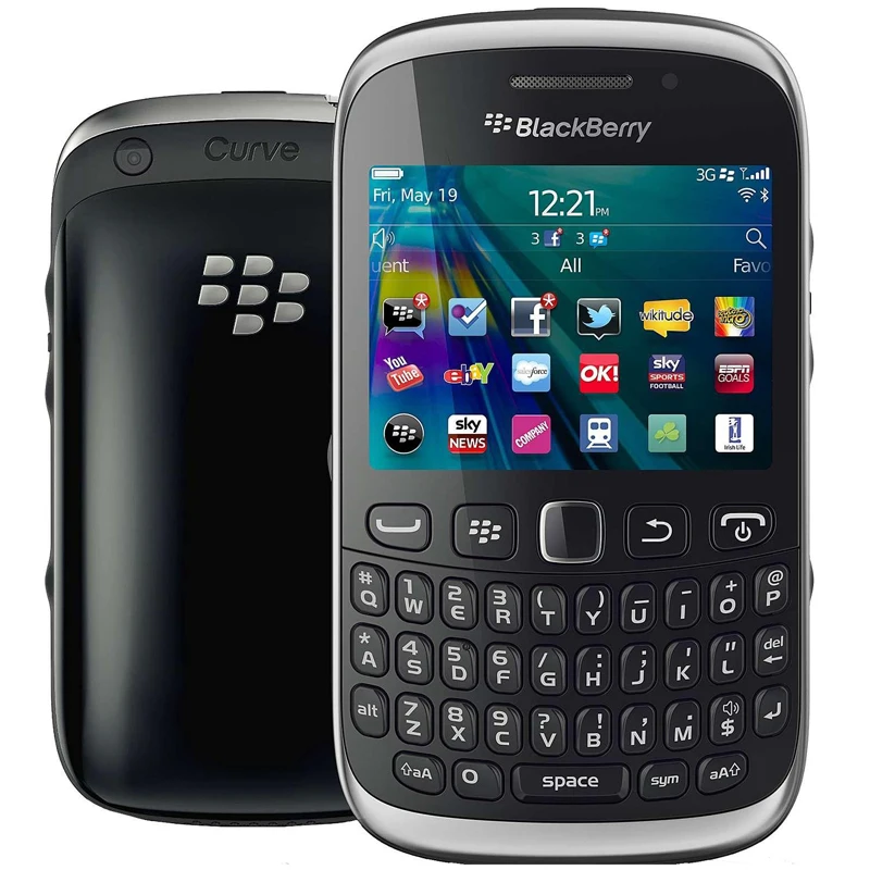 Original used phone for blackBerry Curve 9320 Unlocked Phone GPS WIFI GSM 3G QWERTY Keyboard