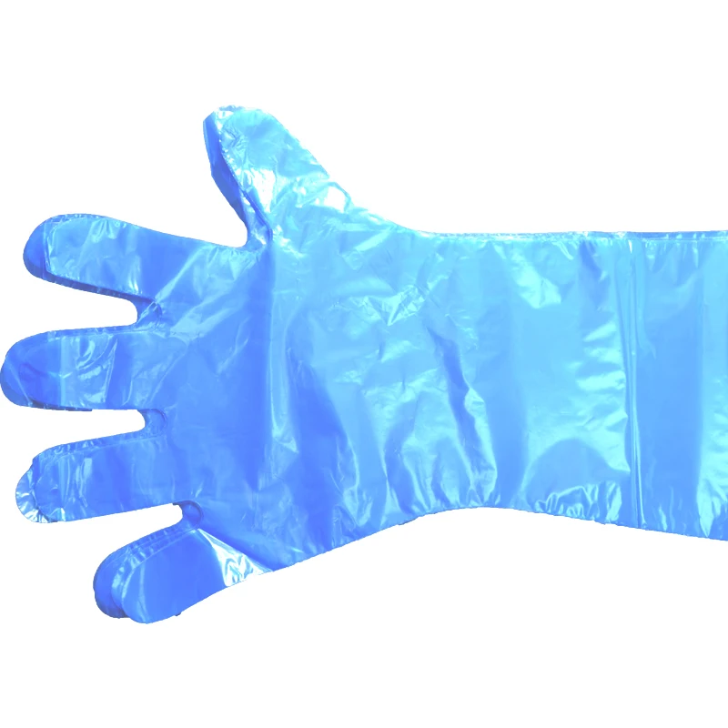 HDPE Dressing Gutting Gloves Veterinary Shoulder Extra Long Hunting Field Gloves 36 Inches Poly Disposable Gloves for Field