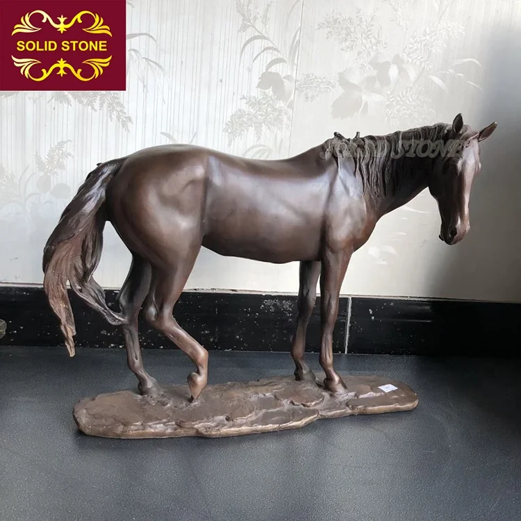 Home sculpture creative furnishing articles bronze animal sculpture desktop