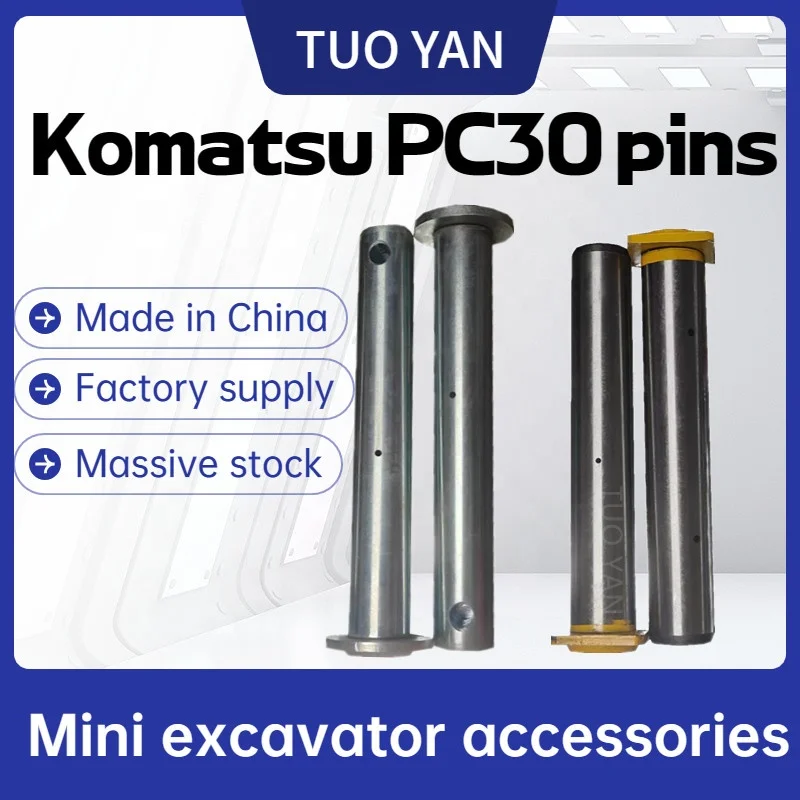 Ready Stock  PC30 Bucket Pin  Mini Digger Spare Parts Pin and Bushings Bucket Shaft