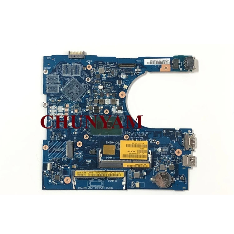 China manufacturer Used Laptop Motherboard CN-0FV59D For DELL 15-5559 With SR2EY i5-6200U