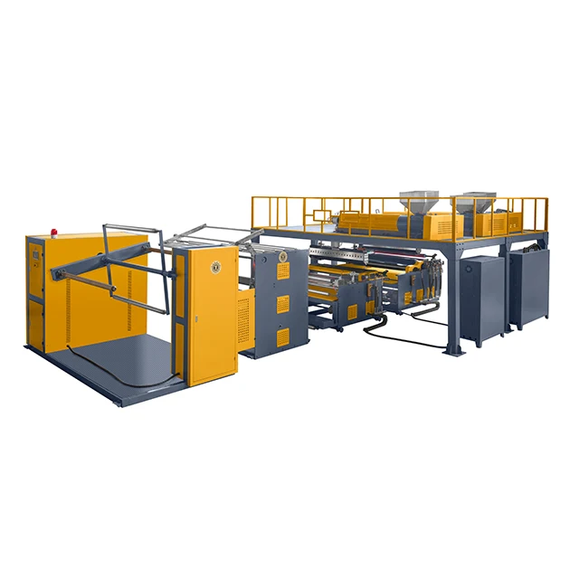 extruded production two layer screws stretch film  making bopp air bubble machine
