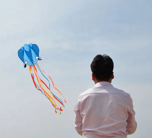 customized dual line inflatable power stunt octopus kite