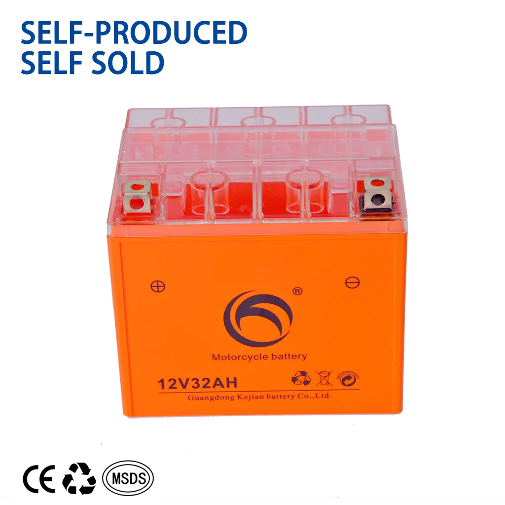 Wholesale OEM ODM Maintenance Free Electric Motorcycle Start Cranking Accessories 12N32-BS 12V 32Ah Sealed Lead Acid Batteries