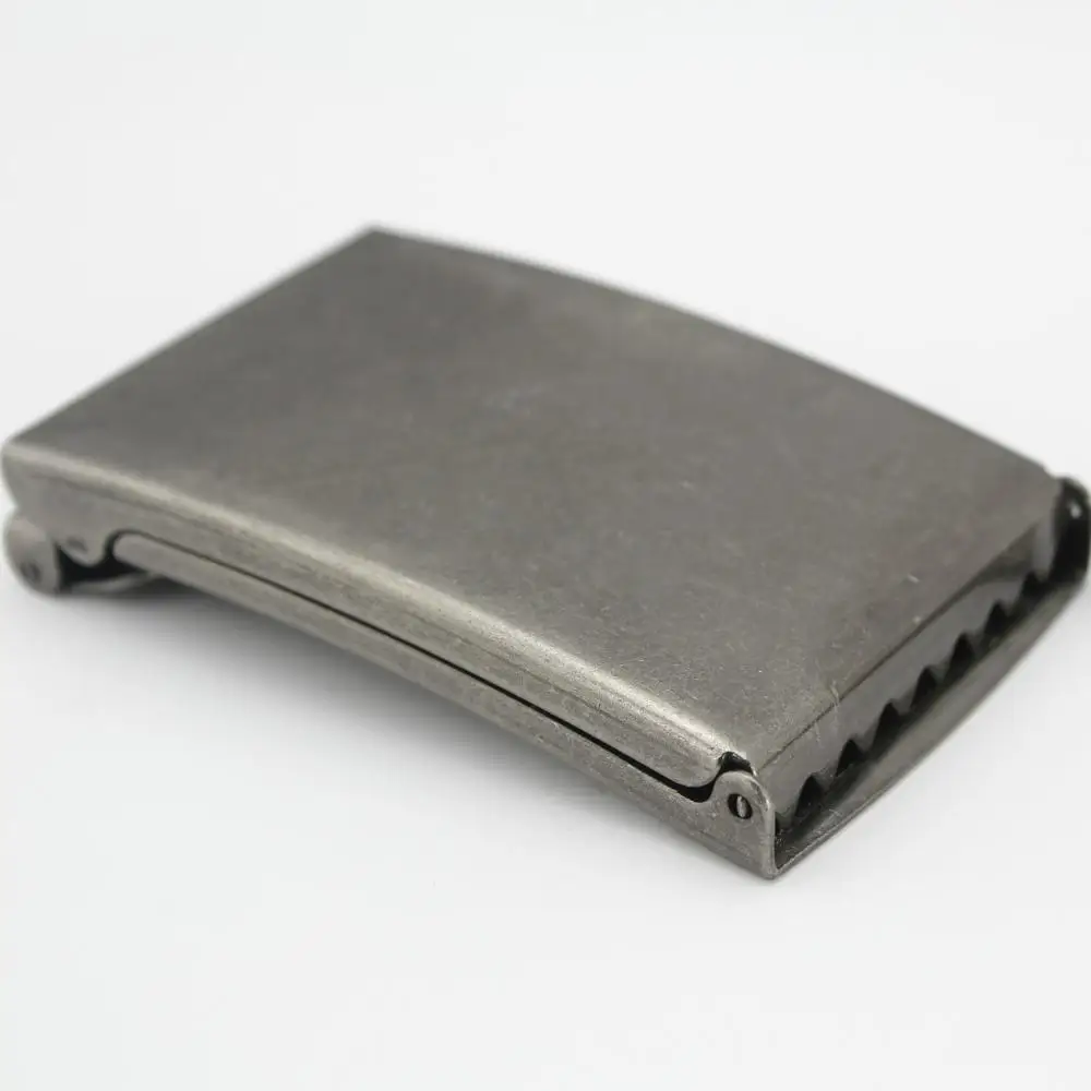 Cheap fashion plating  flip metal belt buckle accessories adjust buckle copper big Clips 51*85mm