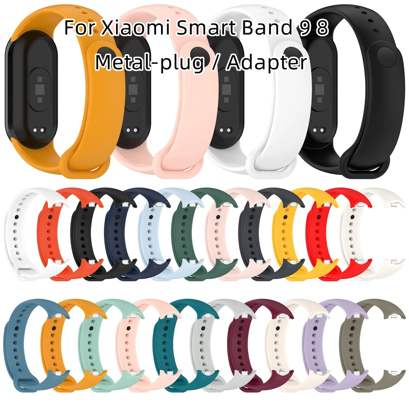 Smartwatch Wristband Bracelets Silicone Watchband Watch Band Strap For Xiaomi Smart Band 9 Correas