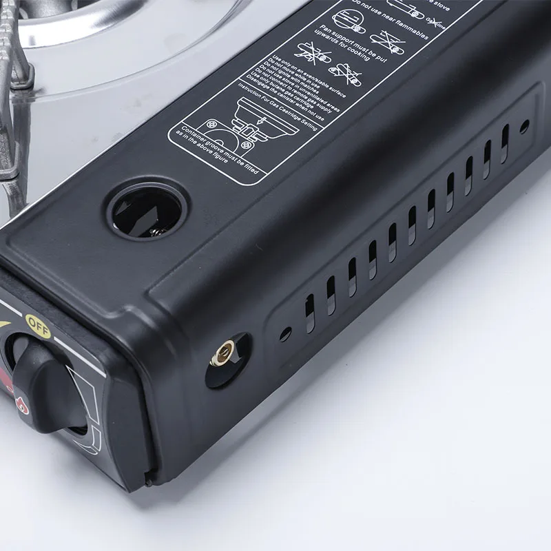 Top Ranking Multifunctional Camping Gas Stove Set Portable Double Burner Gas Cooker With Grill