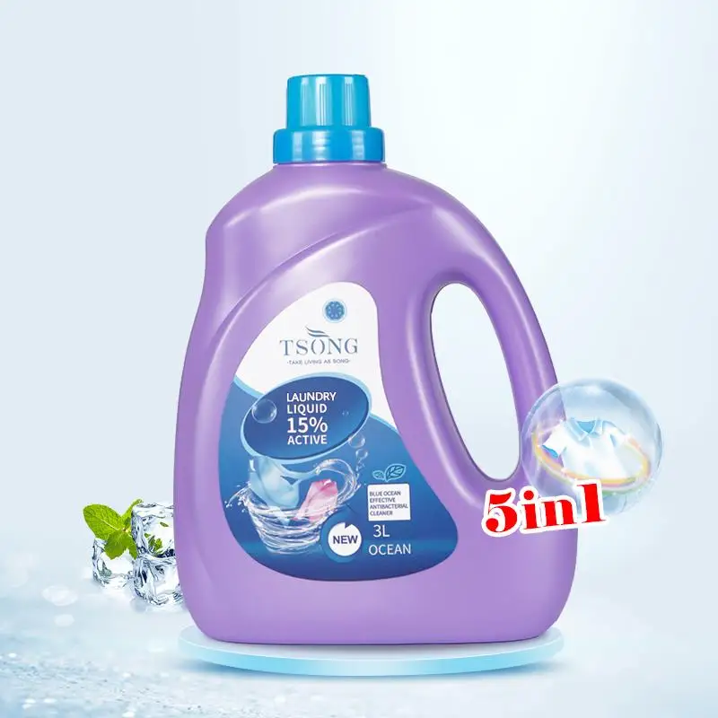 Deep Cleaning Natural Bleach Biodegradable Laundry Liquid Bulk Anti Mite Laundry Detergent