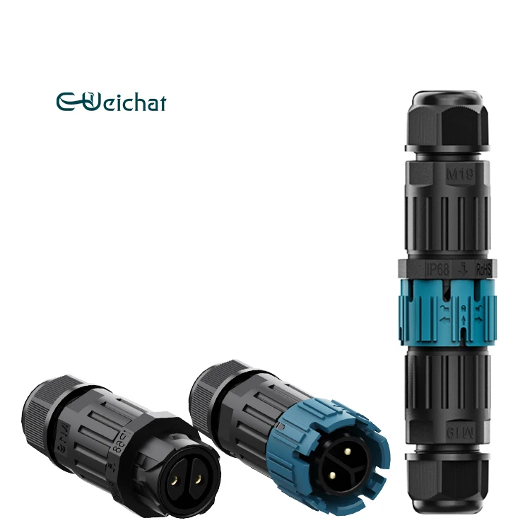 E-Weichat New Electric Power Plug Screw Male Female Custom wire Cable Waterproof Connector