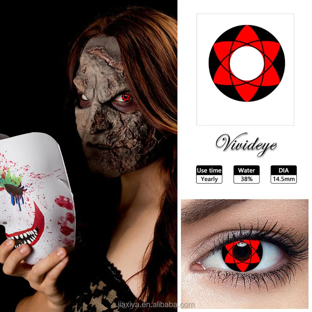 Cat Eye Series Colored Cosplay Contact Lenses Halloween Crazy Color Lens for eyes