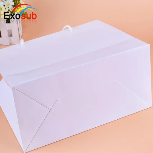 Сублимационные бумажные подарочные пакеты с логотипом на заказ для красящей печати