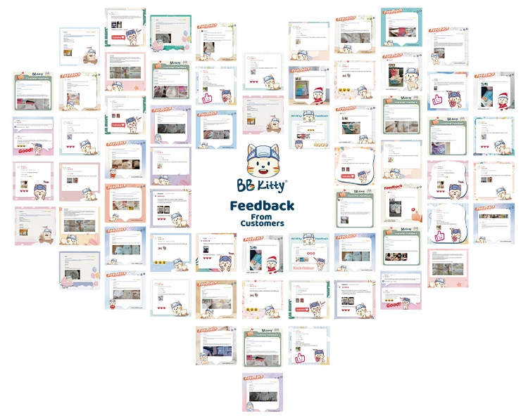 BB Kitty чувствительные детские подгузники брюки размера XXXL корейские 50 шт. коврики для ребенка в упаковке