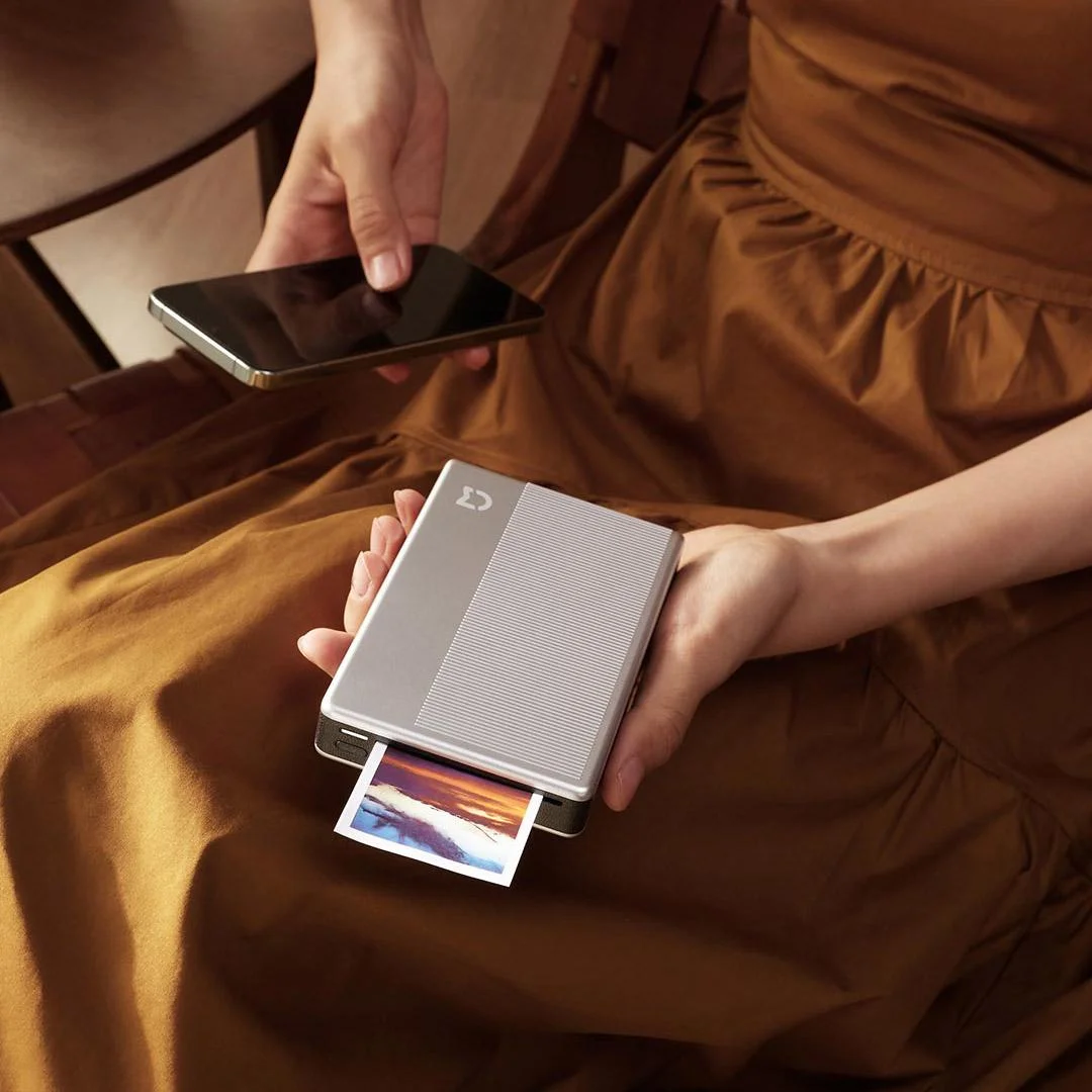 Карманный фотопринтер Xiaomi Mijia 1S умный мини подключен к Mi Home APP перезаряжаемый 500 мАч