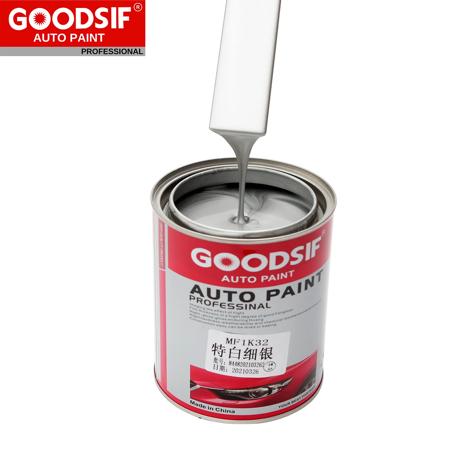 Car Paint Manufacturer 1K Pure Color Basecoats 2K Clear Coat Auto Refinish Primer Thinner Automotive Paint