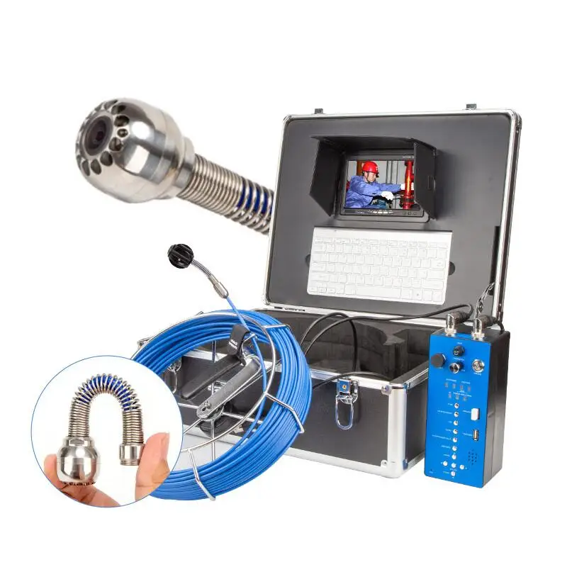 Переходник в промышленную трубку эндоскоп 1080P Высокое Разрешение Водонепроницаемый Профессиональный визуальный ночное видение Интеллектуальное обнаружение