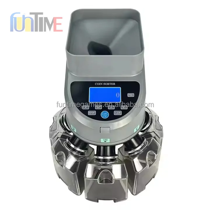 High Quality Electronic Coin Sorter Machine with LCD Display Mix Value Coin Counter for Coin Operated Games