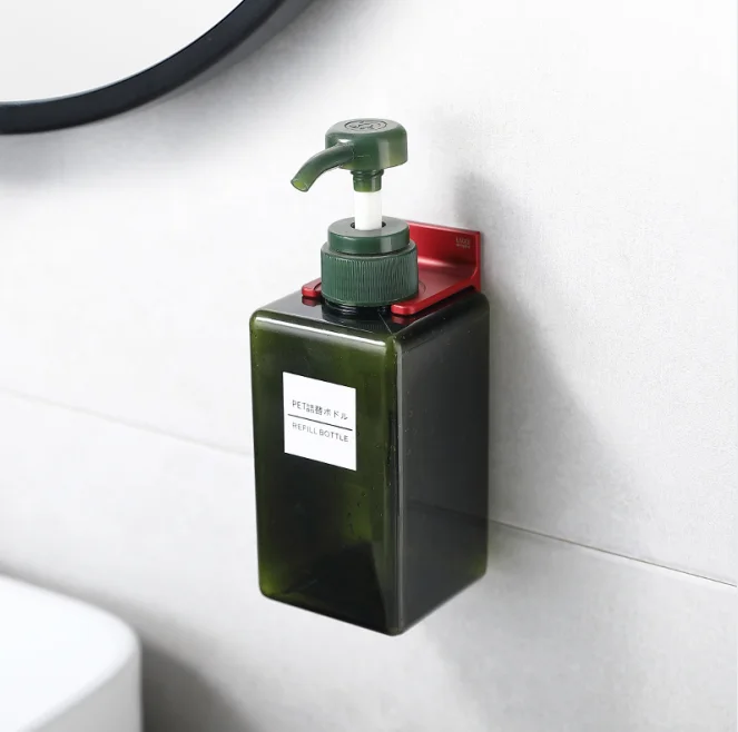 Durable Wall mounted Self adhesion bottle holder bathroom Holder bracket for bathroom