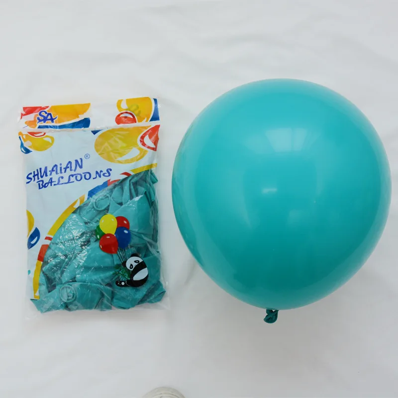 Wholesale 18 Inch 50 pcs Pack Assorted Colors Rainbow Balloons Matte Latex Colorful Balloons for Various Party Ballon Decoration