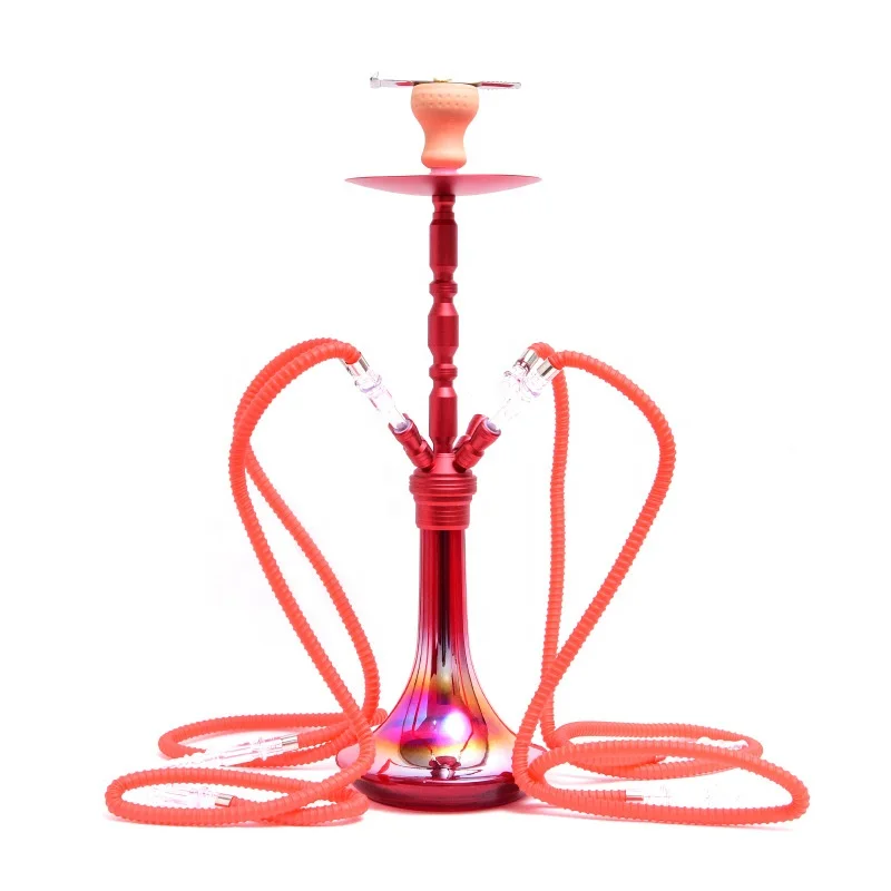 fashion four-pipe hookah new design glass Vases art glass shisha hookah