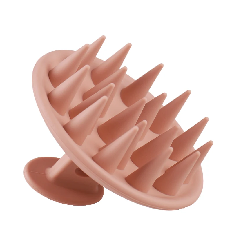 OEM/ODM Thin Recyclable Full Silicone Hair and Scalp Cleaner Brush Waterproof Scrub Patented Excellent