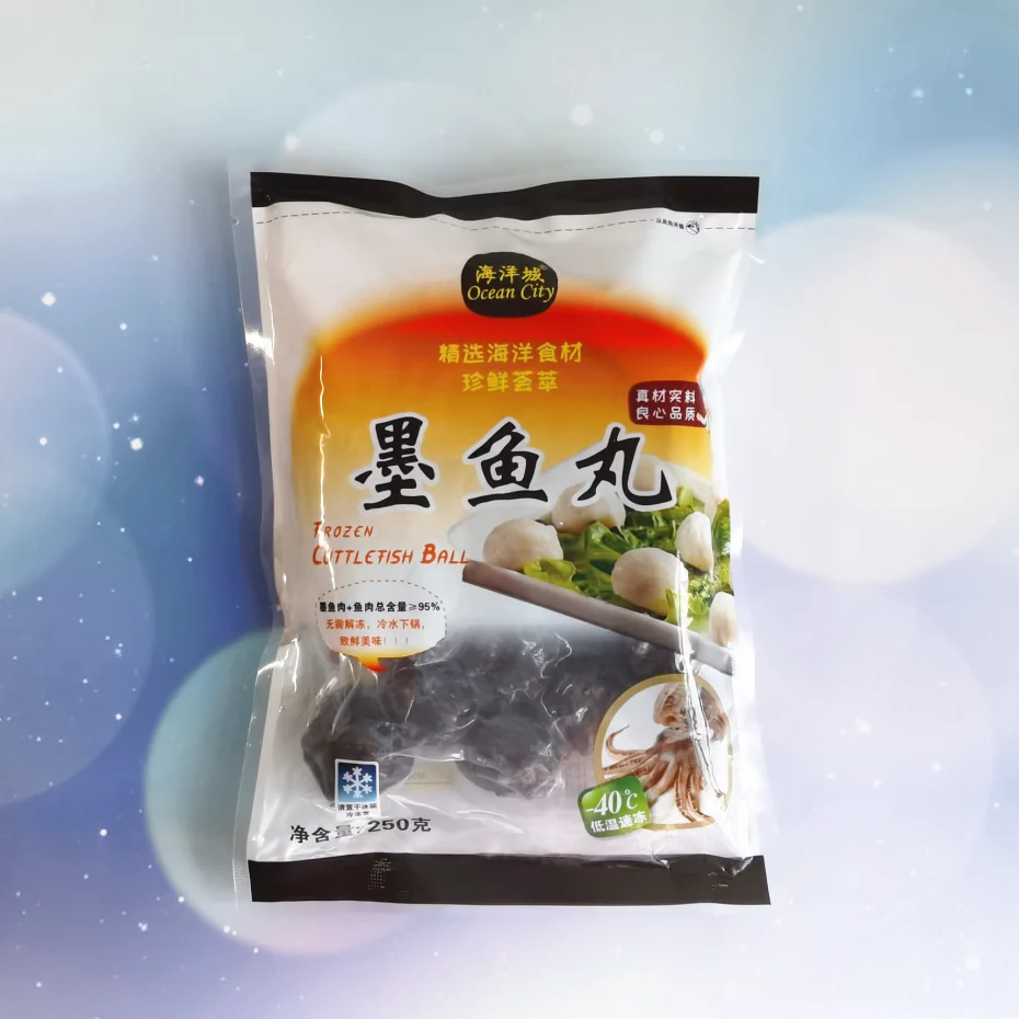  Оптовая продажа замороженные продукты оригинальный вкус замороженный мяч для горячего