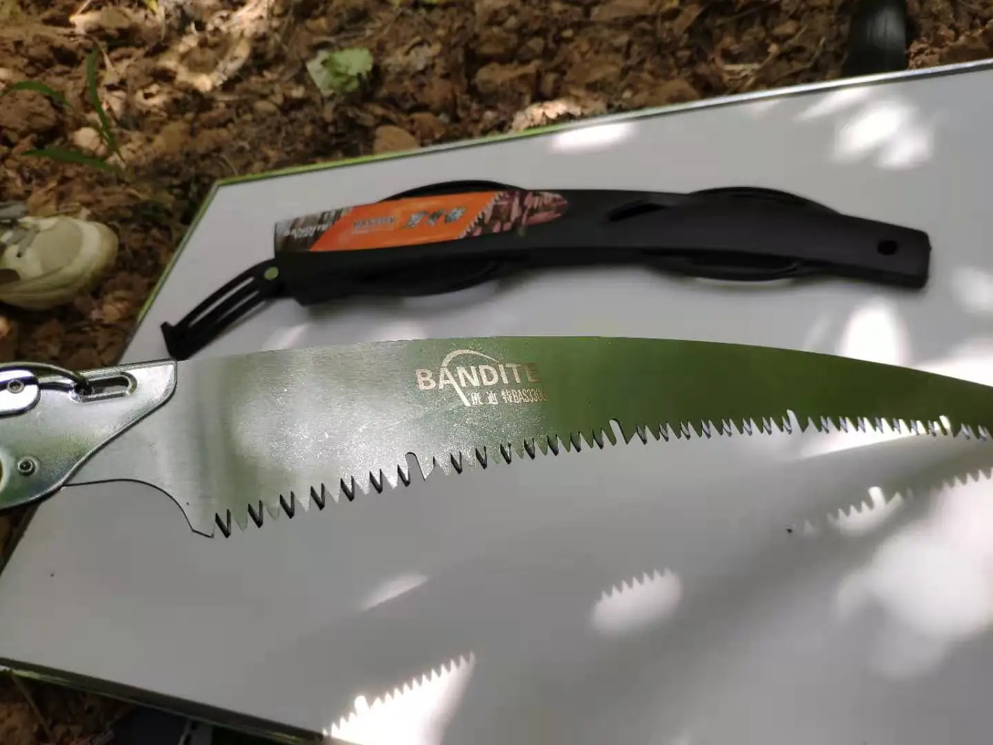 High performance tree Saw and Holster for Cutting Bush Branch with Pull Blade Sharp