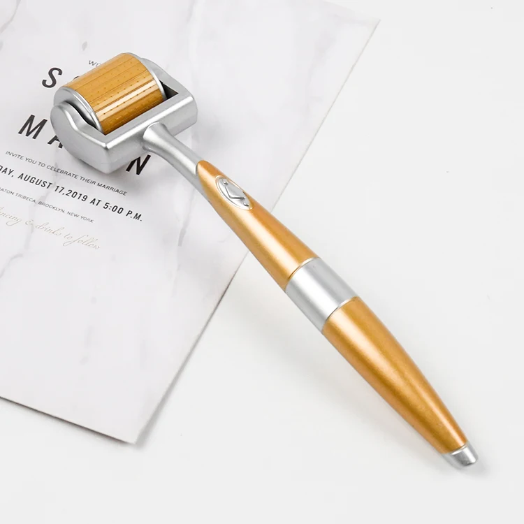 Amazon best selling derma stamp zgts derma roller 0.25mm 192 pins titanium skin care derma rolling system