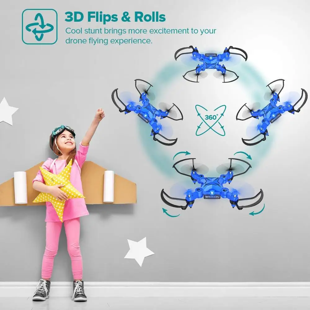 Pocket Battery Flying Helicopter Kids RC Very Mi Mini Drone