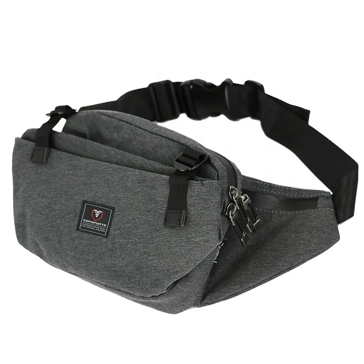 
2021 KOPSPORTS hot selling custom waterproof mens Waist Bags Fanny Pack 