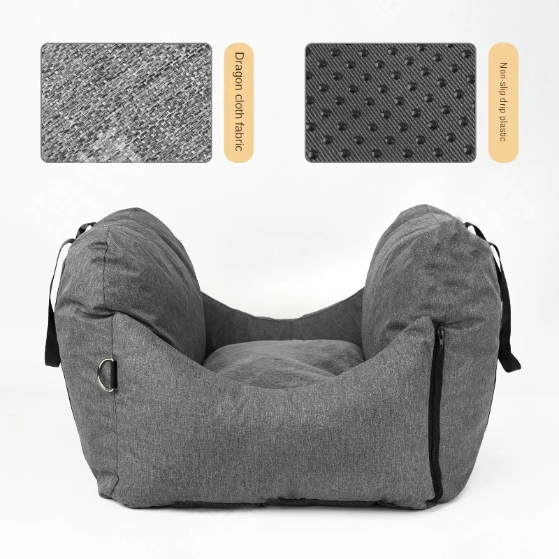 2024 Waterproof Dog Car Seat Bed Soft Luxury Dog Beds Travel Pet Carrier Bag Pet Car Seat Custom LOGO Designer Dog Products