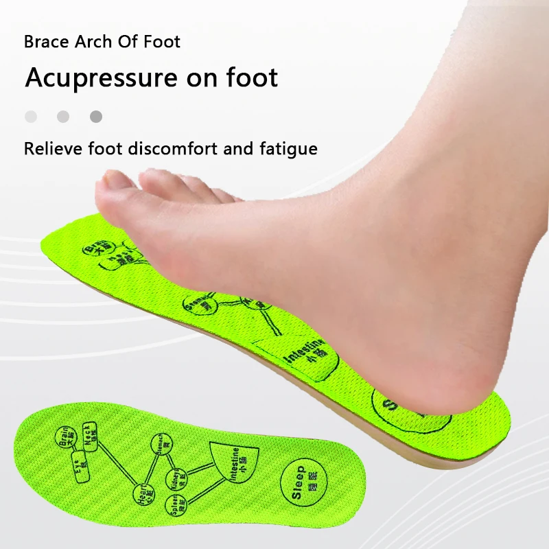 New Support Massage Insoles For Shoes Soft Mesh Deodorant Running Insoles For Feet Orthopedic Insoles