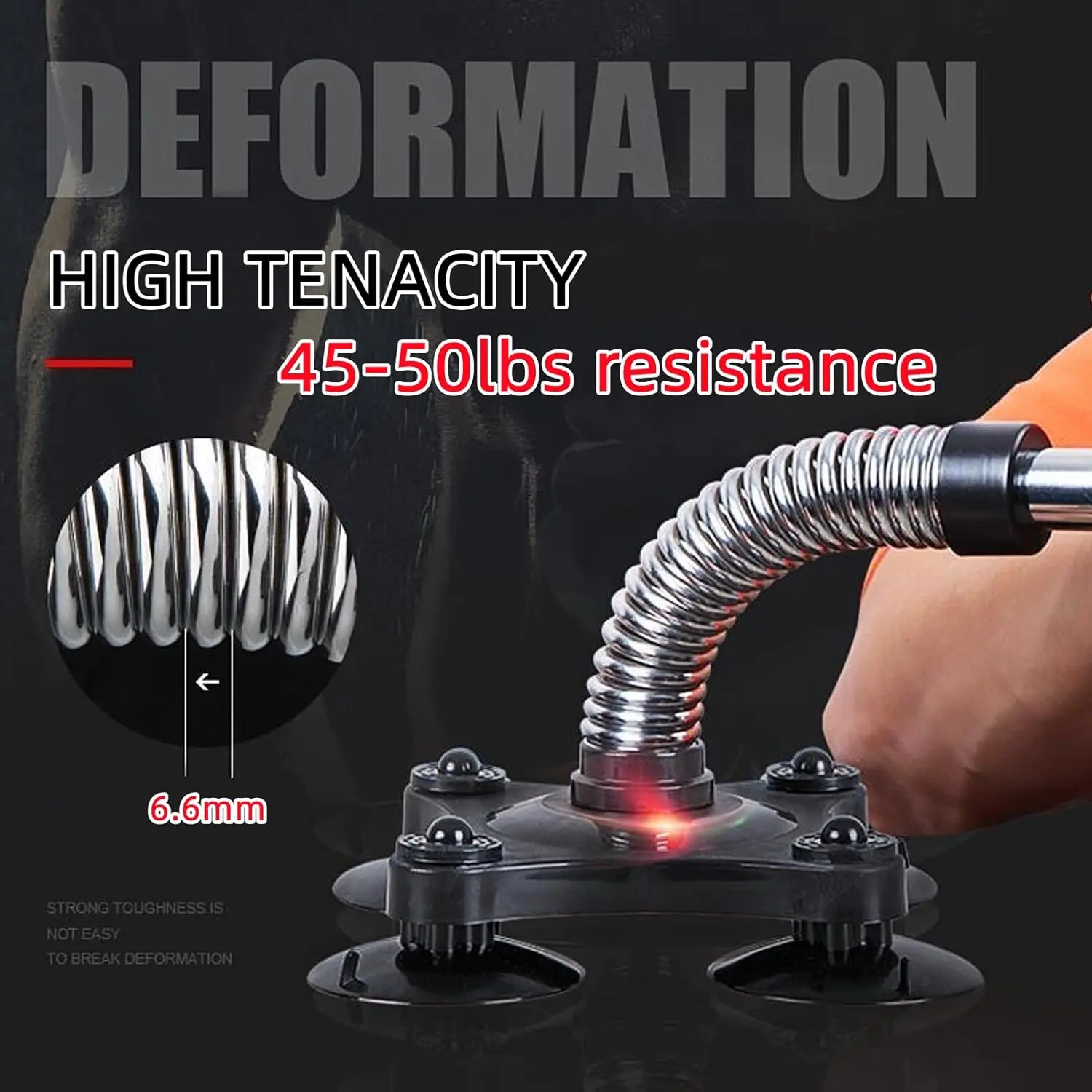 RS Wholesale Arm Wrestling Trainer Table Power Twister Iron Hand Gripper Forearm Train Spring Steel Sports Bar