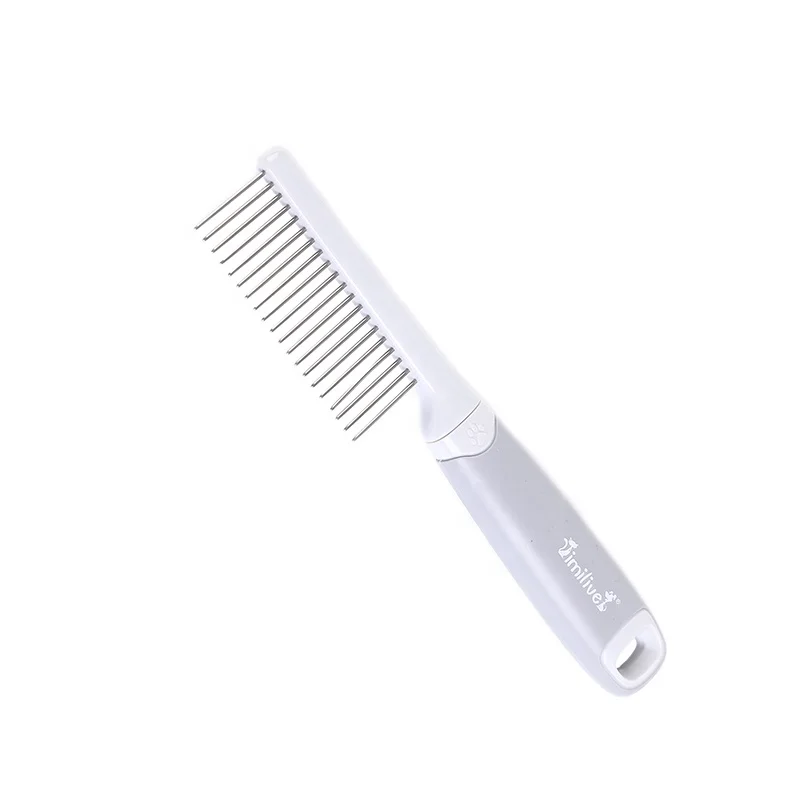 imilive Slicker Stainless Steel Needle Dog Cat Pet Hair Removal Massage Combs for Grooming