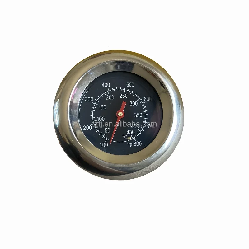 Stainless Steel Stove Boiler Bimetal Glass Meat Grill Thermometer Oven Thermometer