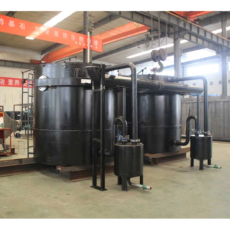 Новый тип энергосберегающей печи горизонтальной карбонизации бревен