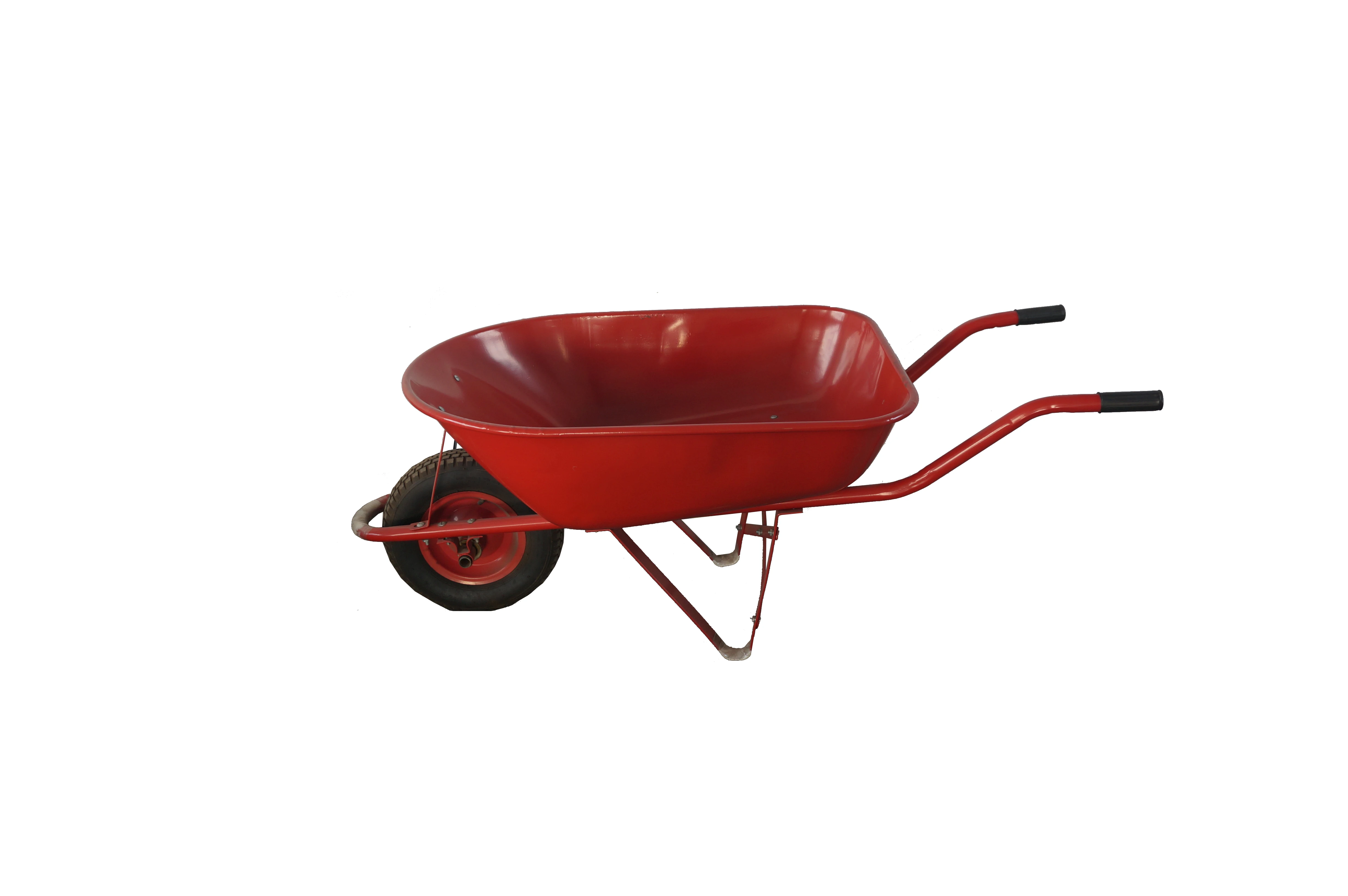 WB6208 Indonesia Hot-selling Heavy Duty Garden Wheelbarrow Wheel Barrow with Load 150kg 65L and Solid Air Wheel