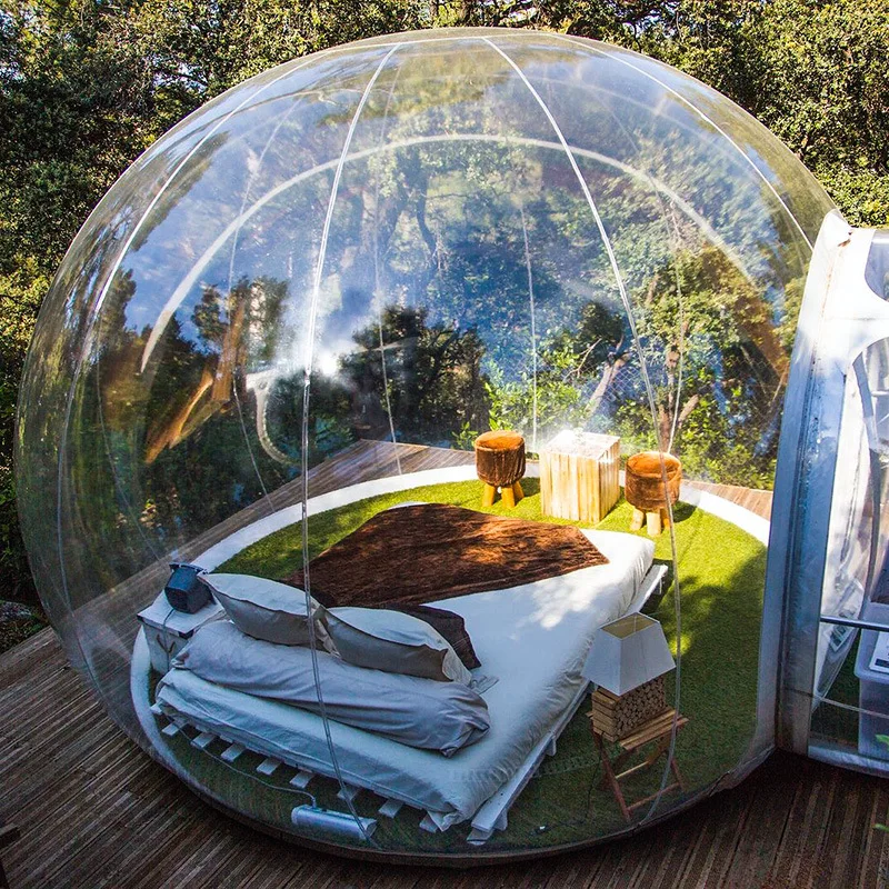 Outdoor Family Transparent Dome Clear Inflatable Transparent Bubble Tent For Sale