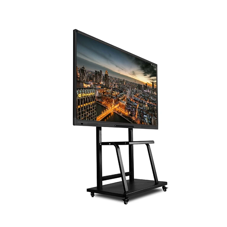 
School smart whiteboard meeting kiosk with pencil 