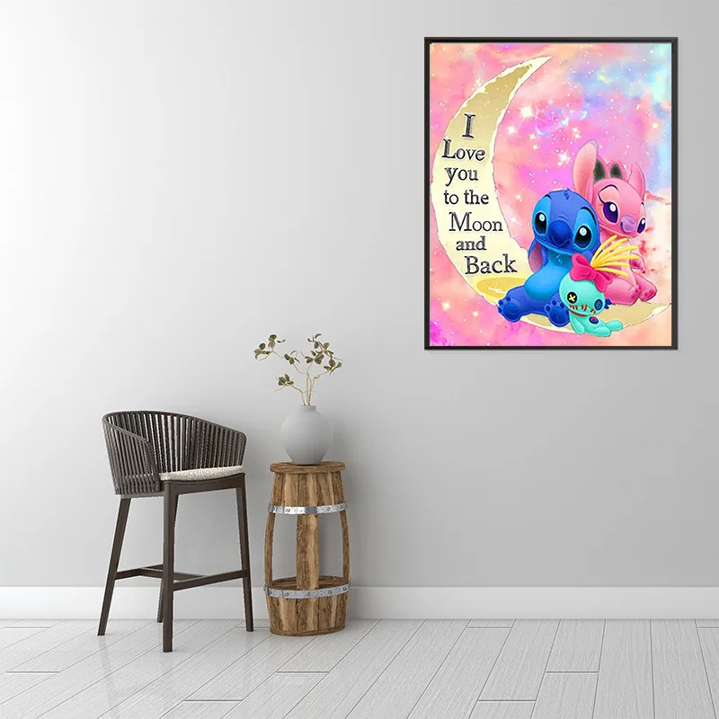 Modern Fashion 5D Kids Cartoon Home Decor Painting Diamond Painting DIY Photo Frame Sticker Painting Children Gift Cross Stitch