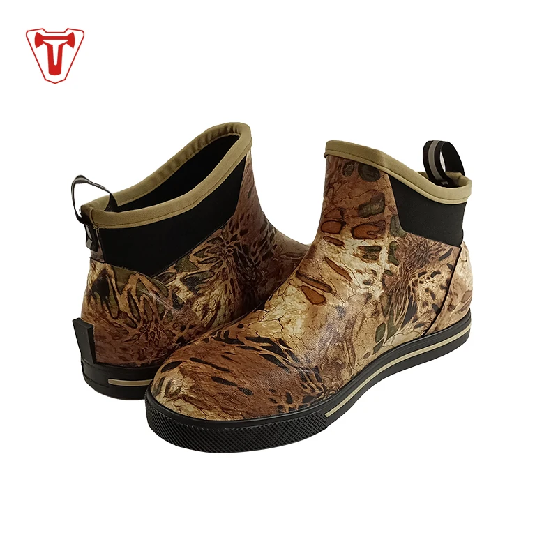 PRYM1 Camo Neoprene Rubber Waterproof Wave Shoe High-Performance Fishing & Deck Boot