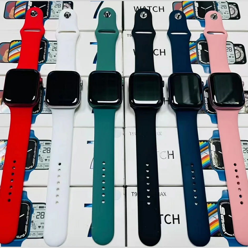 T900 pro max Smart Watch ip68 Full Touch Screen Smart Electronics With Blood Pressure And Heart Rate For Wearable Devices Women