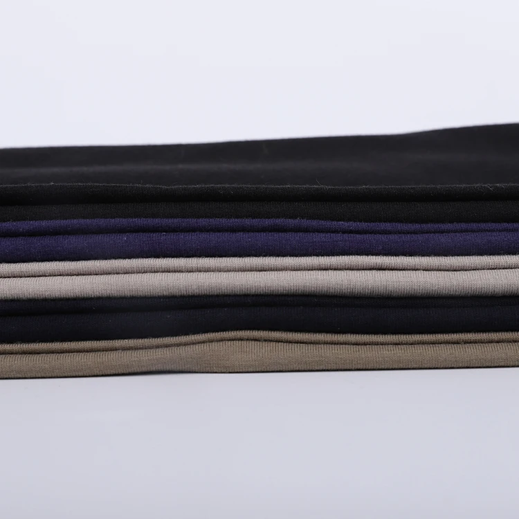 
Customized 230Gsm 68% Bamboo 27% Cotton 5% Spandex Soft Solids Plain Eco Friendly Organic Knitted Bamboo Jersey Fabric Shirting 