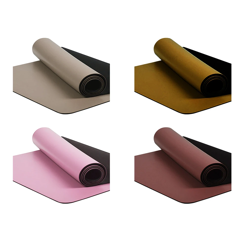 Yugland Custom Fitness Eco-friendly Position Line 4mm Rubber PU Yoga Mat
