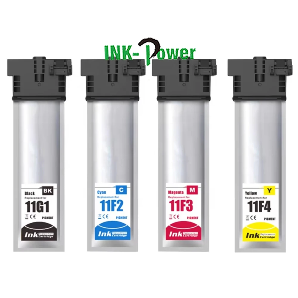 INK-POWER T11G1 T11G T11F1 T11F T11H1 T11H Compatible Color Inkjet Pigment Ink Bag Cartridge for Epson WF-C5890 WF-C5390 Printer