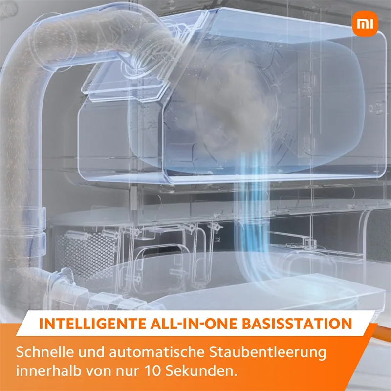 Xiaomi Robot Vacuum X20+ Robot Aspirapolvere Lavapavimenti Stazione Smart All-in-one Aspirazione 6000Pa Navigazione Laser 3D